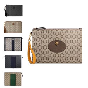 Kvinnors män Marmont Vintage Clutch Bag Ophidia Portcase Purses Square Canvas Leather Graffiti Work Package Axel Handväska Designer Tote Crossbody Bags