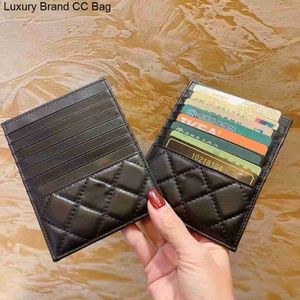 CC Wallets CC wallet luxury designer Credit card holder women men wallets womens classic quilted Multi card position fashion sheepski Pickup sleeve