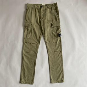 メンズパンツカーゴパンツ男エントレプリスCP COMPAGNY MENS DESIGNER PANTS GARMENT DYED CARGO ONE LENS POCKEAR PANT OUTDOOR TACTICAL TRACKSUIT STONE 608