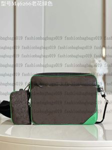 X Yayoi Kusama رجالي ثلاثي حقيبة ساعي 3 في 1 حقائب مزدوجة مطلية بنقاط Luxurys Designers Crossbody حقيبة كتف مقبض محفظة محافظ حقائب اليد 3 قطعة مجموعات M69443 M45320 M46266