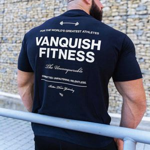 Mens T-shirts Summer New T-shirt Jogger Sports Fitness Oversized Fashion Clothing Gym Bodybuilding Bottoming Shirt 022223h4