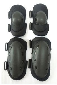 Коленные коленные колодки тактические боевые защитные защитные протектора набор снаряжения спортивная военная армия Зеленая камуфляж для взрослых 2209249564099