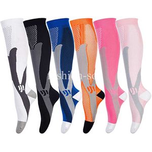 5PC Socks Hosiery Compression Stockings Sports Socks Running Men Women Varicose Veins Anti Fatigue Pain Relief Stockings Compression Cycling Socks Z0221