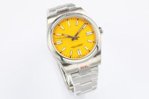 36mmメンズデザイナーメンのためのウォッチ自動ムーブメントウォッチ904Lステンレススチールファッションラミナスレディース腕時計高品質41mm黄色