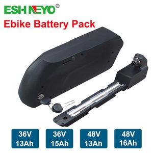 Tiger Shark Ebike Battery Pack 36V 48V 10Ah 15Ah Lithuim batterie agli ioni di bicicletta elettrica per kit motore 250W 350W 500W 750W 1000W