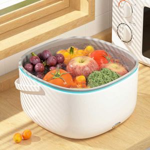 Other Kitchen Dining Bar Ultrasonic Fruit Vegetable Washing Machine Portable 360 Degree Cleaning Cleaner Device for Tool 230222