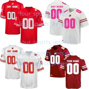 College Wisconsin Badgers Football Jerseys Thompson Jr.