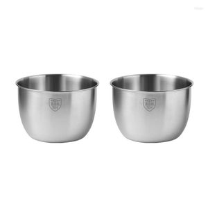 Bowls 2X Kitchen Stainless Steel 304 Mixing Bowl Deep Design Cooking Baking Cake Bread Salad Mixer 2800ML