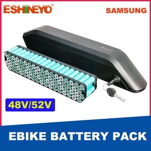 Reention Kirin 48V 52V 15AH 17.5AH Side Serbest Bırak Ebike Pil Paketi Aşağı Tüp Lityum Piller Elektrikli bisiklet için