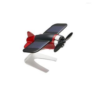 Interiördekorationer Auto Dashboard Decoration Accessories Car Decor Airplane Model Non-Slip Mat Solar Energy Rotate Aircraft