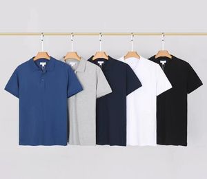 Tasarımcı Polos Yaz Mens Polo Gömlek Mektuplar Timsah Nakış Sıradan T-Shirt Erkekler Üstler 5 Renk M-2XL