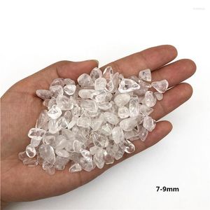 Decorative Figurines 4 Sizes 50g Natural White Crystal Stone Quartz Points Gravel Chakra Stones Healing Reiki Decor Crystals