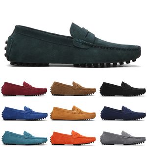 Herren-Freizeitschuhe, einfarbig, weiß, beliebt, atmungsaktiv, Silber, Taupe, Dlives, Mahagoni, Blau, Joggen, Gehen, niedrig, weich, Multi-Leder-Herren-Sneaker, Outdoor-Trainer GAI