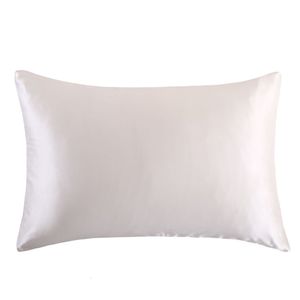 Pillow Case 100% Nature Mulberry Silk Pillowcase Zipper Pillowcases Pillow Case For Healthy Standard Queen King Multicolor 230222