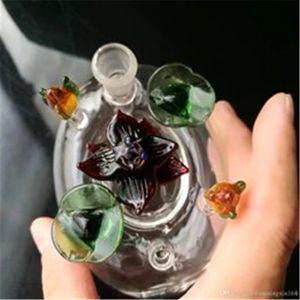 Classic flower bed glass water bottle Wholesale Glass bongs Oil Burner Glass Water Pipes Oil Rigs Smoking