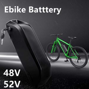 48V 52V EBIKE Batteripaket 13AH 17.5AH Electric Bicycle 18650 Litiumjonbatterier Fit 500W 750W 1000W BAFANG BBS02 BBS03 BBSHD