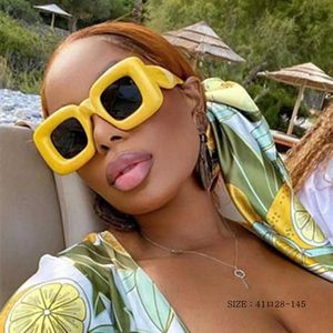 Sunglasses Small Square LW Y2k Style Sunglasses For Women 40098I Fashion Brand Candy Color Yellow Pink Sun Glasses Men Sexy Cool Hip Hop G221215