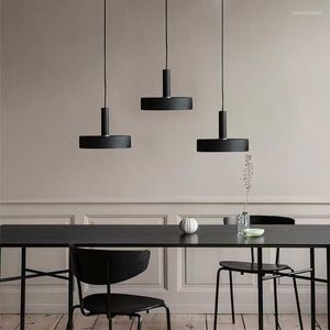 Pendant Lamps Modern Blue Macarons Lights Single Head G80 Bulbs Lamp E27 Fashion Cafe Restaurant Hanging Dia 30cm