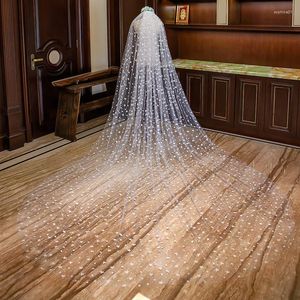 Bridal Veils European Style Retro Cathedral El Lawn Wedding XINGX Lace Tailing Veil With Hair Comb