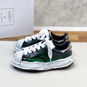 Maison Mihara Yasuhiro Spor Ayakkabı Tasarımcı Sıradan Ayakkabı Mmy Blakey Wayne Orijinal Deri Düşük Sneaker Kadın Erkekler Tuval Ayakkabı 36-45og