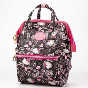 Bolsas escolares de desenho animado melodia de mochila casual estudante de bolsa à prova d'água portátil