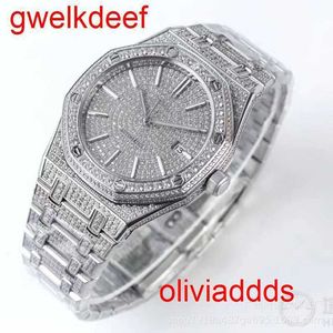 Высококачественные модные часы Iced Out, мужские наручные роскошные круглые часы Lab Gr DDGU RGHQ77