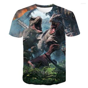 Men's T Shirts Jurassic World Dinosaur Men Women Fashion Shirt Park 3D Print T-shirt Kids Children Tshirt Tops Boy Girl Clothing