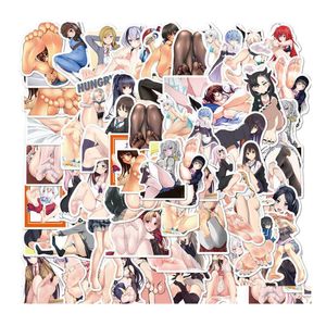 カーステッカー漫画50pcs/lot卸売販売セクシーな防水性節約されたノードアップレートステッカーラップトップノートブックデカールPS4ドロップ配信DHGMR