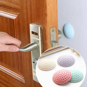 Rubber Handle Door Lock Protective Mat Golf Shape Home Wall Sticker Mute Doors Walls Collision