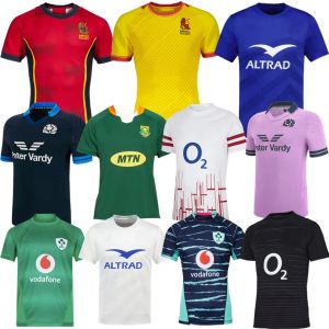 2023 Espanha Irlanda Rugby Jersey 23 24 Personalizado Escócia Inglês Sul Inglaterra Reino Unido Africano XV de Francês Home Away Italia Alternate África Rugby Camisa Tamanho S-5XL