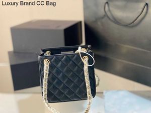 CC Cross Body CC Handv￤skor kanal Bucket Bag Lady Caviar Shoulder Bags Mini Tygv￤skorna Lyxv￤skor 5A Crossbody Clutch Luxures Designers Women Bagse Small