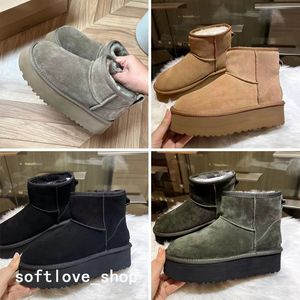 الأصل منصة التمهيد الأحذية الأسترالية الحقيقية WGG Kids Boy Girl Baby Baby Warm Snow Boots Juvenile Student Boot Winter