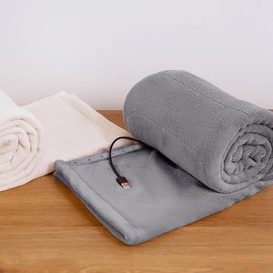 Blankets Warm-keeping Flannel USB Electric Heating Lap Blanket Winter Accessories For Home