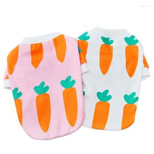 Abbigliamento per cani Abbigliamento carino carota Felpe con cappuccio Camicia per cani di piccola taglia media Chihuahua Yorkshire Cucciolo Gattino T Pet Bottoming XXL