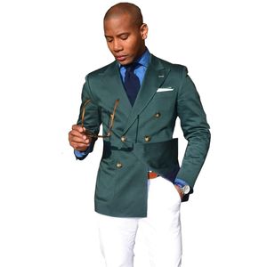 Abiti da uomo Blazer Blazer Abito doppio petto Risvolto Giacca casual Smoking da sposa Abiti formali Capispalla 230222