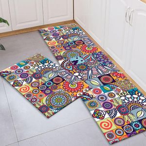 Carpets Modern Kitchen Floor Mat Living Room Carpet Balcony Hallway Printed Door Bedroom Entrance Rug Bathroom Anti-slip