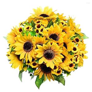 Decorative Flowers Helpful Simulation Flower Clear Texture Eye-catching Artificial Bouquet Wedding Props