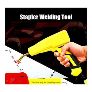 Andra bildelar 100W Handy Plastics Welders Garage Tools Staplers Staple PVC Reparera Hine Car Bumper Stapler Welding Tool Drop de Dhvdi