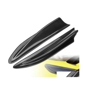 FENDERS 2PCS FENER FIBRA DE FIBRA DE CARBONA FINDRES ER ER TRIME