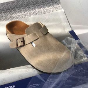 Pantofole Designer Luxury Birkinstocks Sandali Stella della vita desiderata con lo stesso tipo di fan letterario e artistico del dipartimento della foresta delle pantofole in pelle bovina Baotou Boken TW