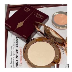 Face Powder Top Quality Brand Complexion Perfecting Micro Airbrush Flawless Finish 8G Fair Medium 2 Color Makeup Drop Delivery Health Dh2Rh