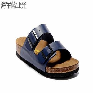 Luxus-Hausschuhe Designer Birkinstocks Sandalen Deutschland Große Größe Kauf Arizona 0 Boken Heißer Sommer Boken Doppelknopf-Herren- und Damenschuhe Paar Korksandalen