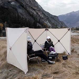 Tält och skyddsrum utomhus vindskärm camping bomullsduk kall skärm vindtät håll varm picknick fiske bilskydd tält strand vindskydd tält j230223