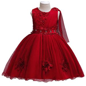 Kız elbiseler kızlar yaz elbiseler çocuk bebek kız düğün partisi prenses tutu elbise gençler için doğum günü balo elbise çocuk kıyafetleri g2302222
