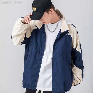 CAVEMPT versão correta de esportes e lazer NK jaqueta masculina respirável bordada jaqueta fina para homens