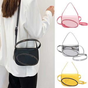 하프 문 패션 여성 숄더 가방 심플한 디자인 세련된 세련된 겨드랑이 가방 2022 새로운 고품질 토트 핸드백 지갑