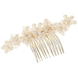 Kopfschmuck Braut Haar Seite Kamm Clips Tiara Starken Halt U Form Handgemachte Perle Stück Für Bankett Hochzeit Kleid NOV99