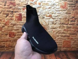 designer ad alta velocità nera sneaker ragazze allenatori per bambini giovani bambini calzini calzini ragazzi che gestiscono sneaker 25-35 senza scatola