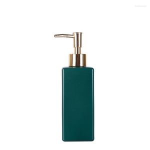 Lagringsflaskor 350 ml lotion pump flaskor porslin glas hand sanitisator kosmetisk badrum schampo dusch dispenser 10 st