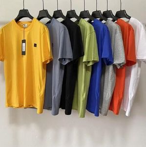 CCP klasyczny litera haftowe koszulki zwykłe bawełniane mężczyźni t koszule na zewnątrz męskie topy Wysoka jakość rozmiaru M-xxl Czarny biały niebieski